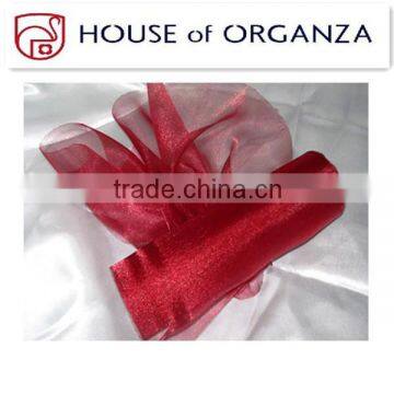 Floral Decoration Sheer Snow Organza Fabric Rolls