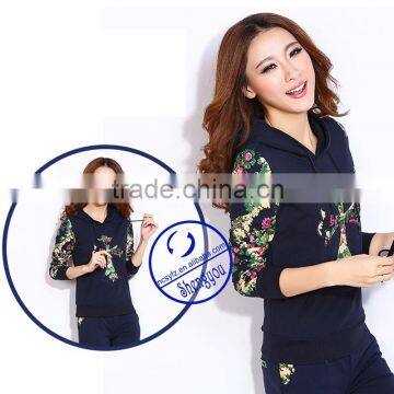 2015 Custom Wholesale Women Pullover Sweatshirts Hoodie