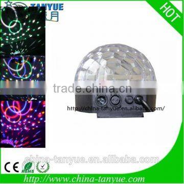 3W 6pcs led effect light transparent crystal ball light