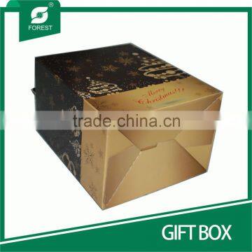 BEAUTIFUL DESIGN CORRUGATED CARDBOARD GIFT BOX WITH HANDLES photo-4
