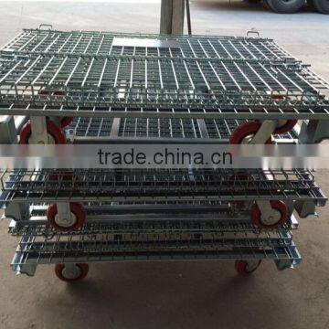 Mesh Wire Cages with Wheels/wire mesh basket