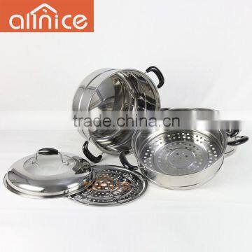 Double Layer Stainless Steel Steamer Pot Steam Cooker photo-3