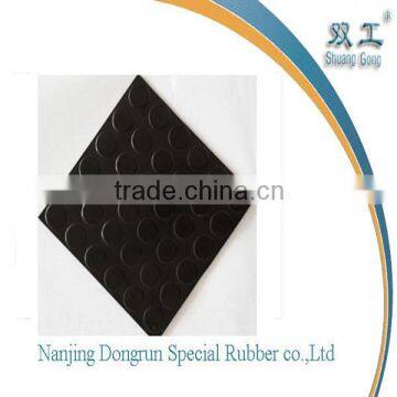 button design black rubber sheet