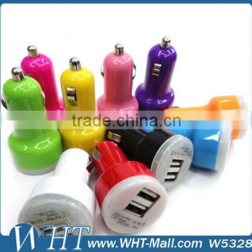 Manufacturer Price Dual USB Car Charger for iPhone, for Samsung ,for iPad