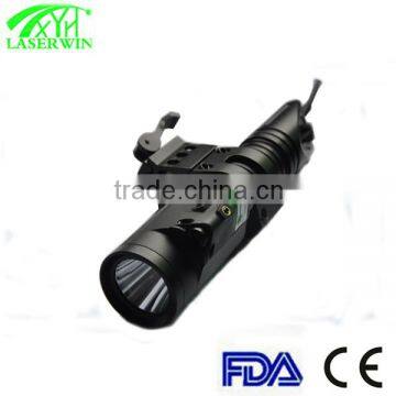 1000 Lumen High Powerful Led Flashlight Military Green Laser Sight for Long Rifle photo-2