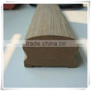 Red Oak Handrail Teak Wooden Stair Part photo-3