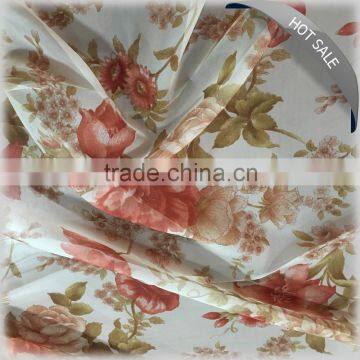 2016 high quality Custom silk fabric digital printed with designs