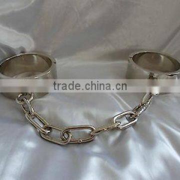 Extra Large Steel Metal Lockable Mancle Cuffs Wrist Ankle Restraint