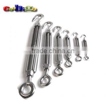 M4 Adjust Chain Rigging Stainless Steel 304 Hook& Eye Turnbuckle For Industry Marine #FET003