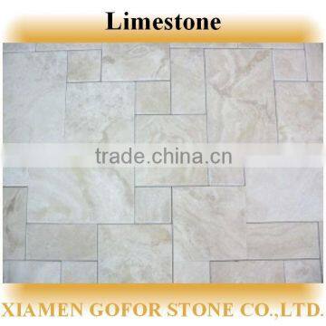 limestone pattern floor tiles