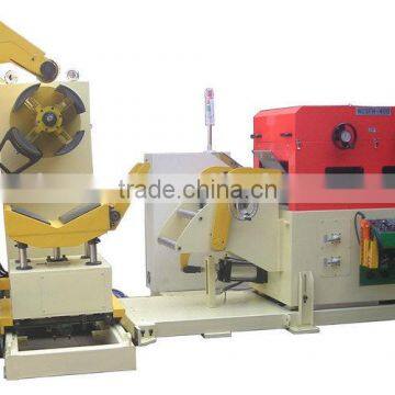 Auto NC servo coil feeder, straightener and uncoiler 3 in 1 machine