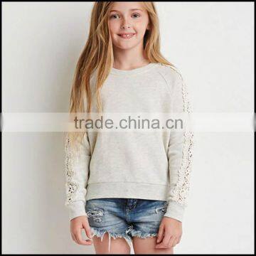 Fashionable new design girl sweat shirt sweatshirt for sale