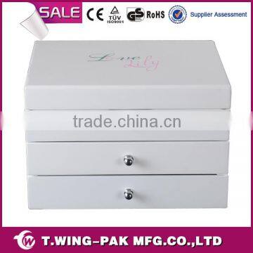 Jewelry Boxes Packaging Portable Jewelry Display Cases Custom Logo Printed Jewelry Boxes photo-2