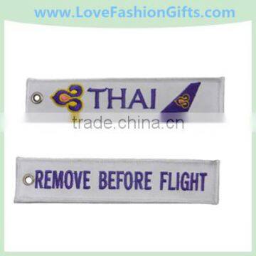 Embroidery Keychain Crew Tag Lock