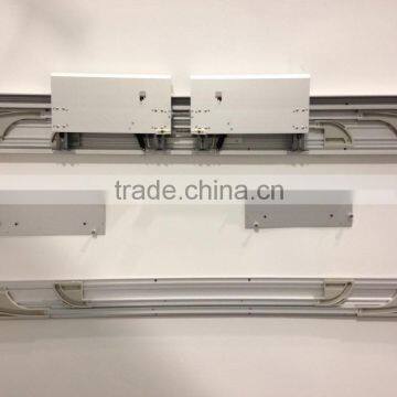 soft closing coplanar flush sliding door system