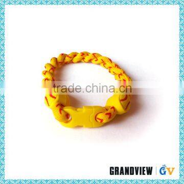 Top quality Custom Best sale yellow rope bracelet