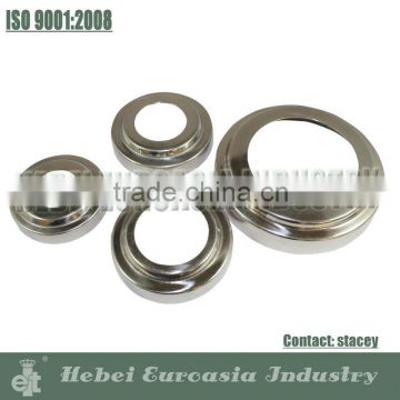 Stainless Steel Handrail Fittings Base Cover for stair