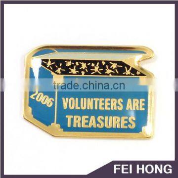 Manufacturer promotion treasure box shape pin badge