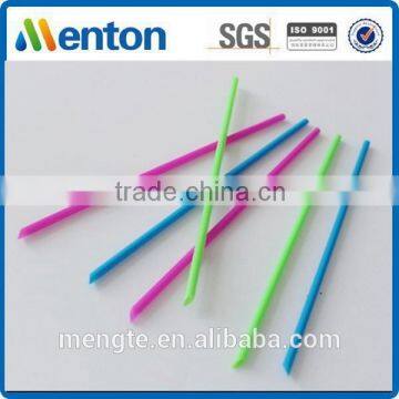 colorful plastic clear sipping straw