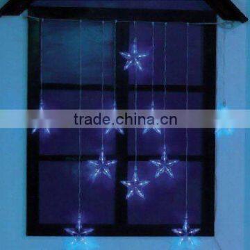 flashing star led curtain light