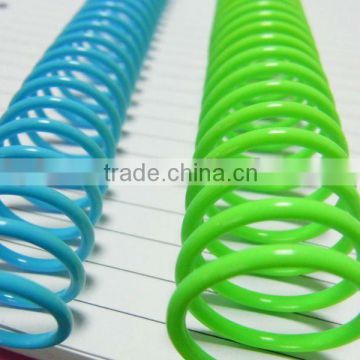 Measured Pitch, PVC Plastic Spiral binding, Single loop wire binding