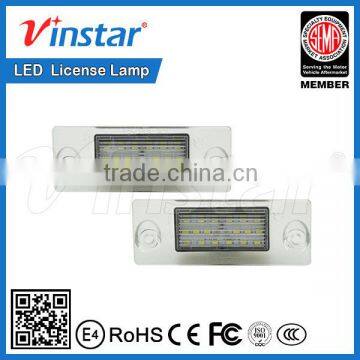 18-SMD LED Error Free Wholesale High Quality led license plate lamp for Audi