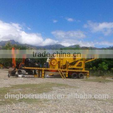 50th mobile crusher plant for Manganese mine