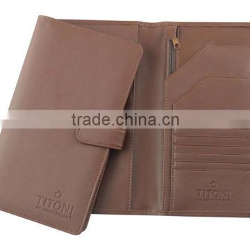 top-quality leather cheque holder,leather wallet ,custom made leaher passport holder