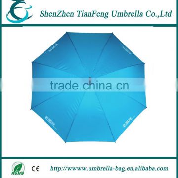 whosesale straight umbrella auto open advertising golf umbrella for promotion