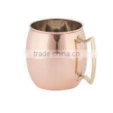 FDA approved Solid Copper Beer Mugs with Nickel Lining, Copper Drinking Mugs, Copper Mugs for Vodka, Ginger Beer Copper Mugs