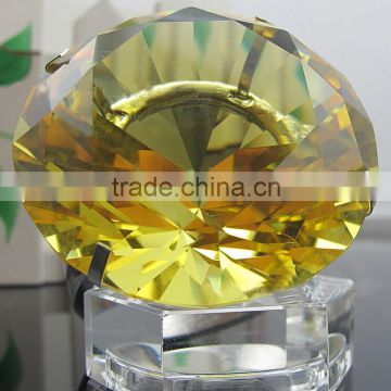 Diamond shaped crystal napkin ring For home&restaurant table decoration