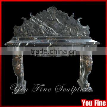 China Marble Pedestal Black Marble Sink