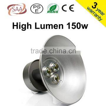 150w led high bay 3 year warranty factory lighting