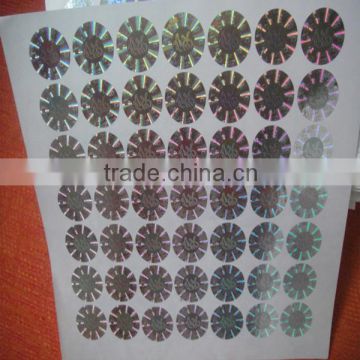 2016 new customized high quality and cheap 3D hologram laser sticker