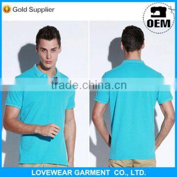 Cheap price OEM custom cotton plain polo shirt from knit manufacturer