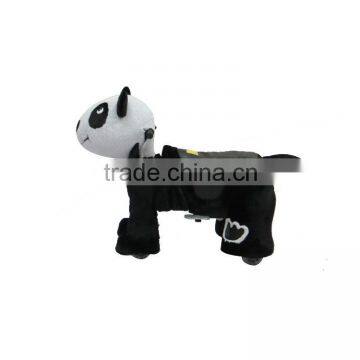 Hot!!! HI CE cheap plush panda electronic walking horse toy for kids