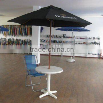 waterproof 360 degree tilt luxury solar patio umbrellas