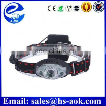 Q5 led 18650 or AAA battery high power zoom head torch rechargeable led head lamp hunting