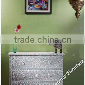 Mother of Pearl Inlay Chest of Drawer/Dresser