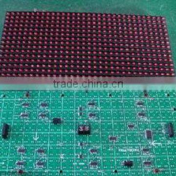 p10 outdoor led display module high brightness red color moudle