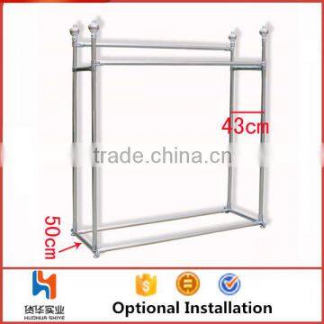 Huohua 2016 Hot Selling Double Pole Customize Rotating Clothes Rack photo-4