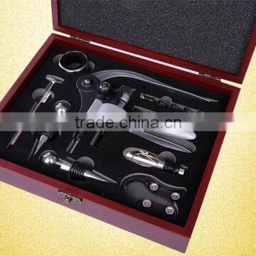 Promotional AUGUST 9pcs in One Wooden Wine Box Wine Opener Corkscrew Set photo-6