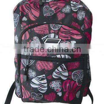 Best selling printing fashion cheap backpack for girls shopping