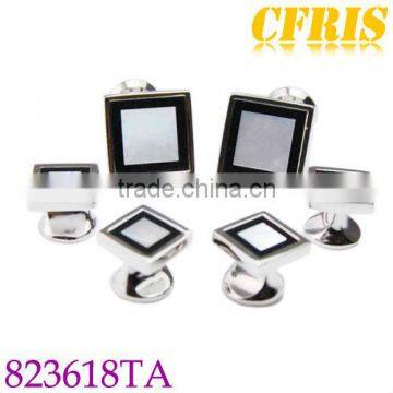 Fashin metal cufflink and studs set for men