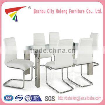 china alibaba cheap glass metal dining room furniture