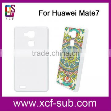 unbreakable 2d sublimation waterproof cell phone case for Huawei Mate7