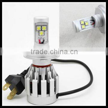 all in one car h4 led headlight bulbs conversion kit 2400LM h4 9003 hb2 high low beam white led h4 headlights