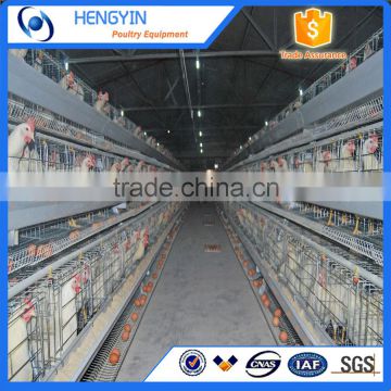 Galvanized used chicken layer cage for sale