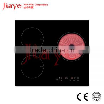 Touch control induction & ceramic combination cooker for kitchen use JY-ICD3001