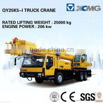 truck crane QY25K-I XCMG 25ton pick up truck crane